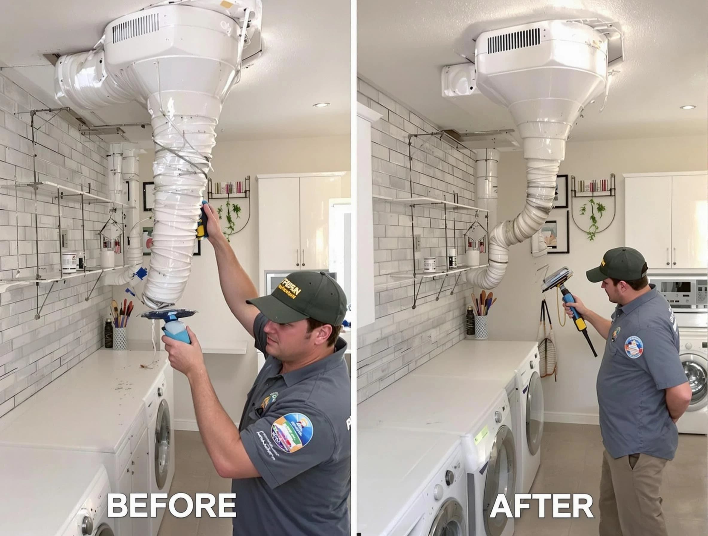 Professional dryer exhaust vent cleaning by Pleasant Grove Dryer Vent Cleaning in Pleasant Grove