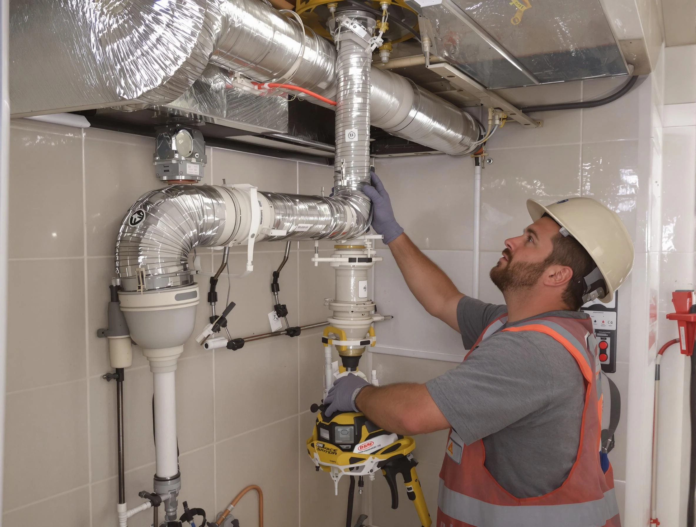 Pleasant Grove Dryer Vent Cleaning expert performing professional dryer vent repair and installation in Pleasant Grove