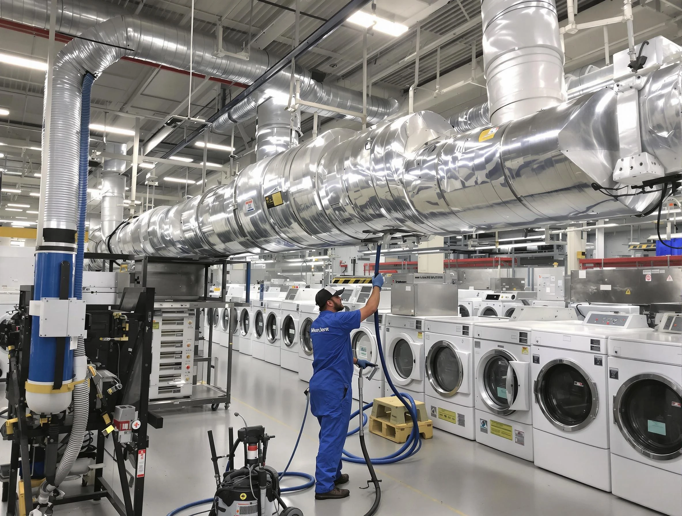 Pleasant Grove Dryer Vent Cleaning team performing heavy-duty industrial dryer vent cleaning in Pleasant Grove